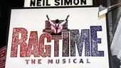 Ragtime opening – marquee