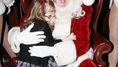 Make-A-Wish Foundation at The Radio City Christmas Show - girl - Santa Claus
