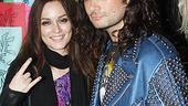 Leighton Meester at Rock of Ages - Leighton Meester - Constantine Maroulis metal sign
