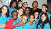 And here are some of the bright-eyed kids (with Queen Latifah) who benefit from the arts programming provided by Rosie O&rsquo;Donnell&rsquo;s charity.