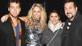 Joey Fatone and Lance Bass at Burn the Floor – Lance Bass – Kym Johnson – Jamie Lynn Sigler – Joey Fatone