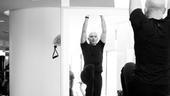 Most people start their day with a cup of coffee. Michael Cerveris begins his with heavy-lifting at Clay Gym in Union Square.