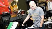 Cerveris preps with pianist Eddie Zweiback (not pictured) for his late-night performance at the Loser's Lounge...