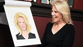 Daryl Roth has seen hundreds of portraits at Sardi's, but never her own. Judging by that smile, the unveiling is a hit!
