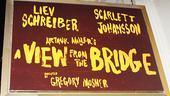 View from the Bridge Opening Night - marquee