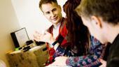 Next Fall Rehearsal - Geoffrey Nauffts - Sheryl Kaller break