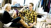 Next Fall Rehearsal - Maddie Corman - Patrick Breen couch