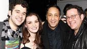Damiano and Chanler-Berat at Joe's Pub – Jeff Mahshie – Michael Greif – Adam Chanler-Berat – Jennifer Damiano