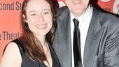 A comedy tonight! Mr. and Mrs. Fitch stars Jennifer Ehle and John Lithgow beam on opening night.