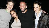 Trey Parker at Jersey Boys – Sebastian Arcelus – Trey Parker – girlfriend Boogie Tillmon – Matt Bogart