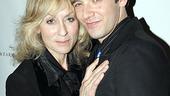 Michael Urie steps into his opening night bash...and the arms of Ugly Betty co-star Judith Light.
