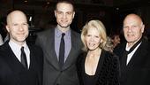 It's a family affair as The Temperamentals producer Daryl Roth celebrates with (from right) hubby Steven Roth, son and president of Jujamcyn Theatres Jordan Roth and his partner, Richie Jackson.