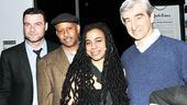 The Public Theater Groundbreaking - Liev Schreiber - Ruben Santiago-Hudson - Suzan Lori-Parks - Sam Waterston