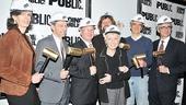The Public Theater Groundbreaking - Kate Levin - David Burney - Andrew D. Hamingson - Oskar Eustis - Gail Papp - Sam Waterston - Warren Spector