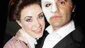 Love Never Dies Opening - Sierra Boggess - Ramin Karimloo - backstage