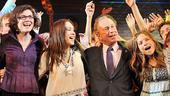 Mayor Bloomberg at Hair – Diana Taylor – Diana DeGarmo – Michael Bloomberg – Vanessa Ray 
