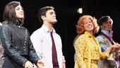 The Addams Family opening – cc - Krysta Rodriguez – Wesley Taylor – Carolee Carmello – Terrence Mann