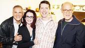 Burnett & Mullally at Promises, Promises – Craig Zadan – Megan Mullally – Sean Hayes - Neil Meron