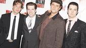 Million Dollar Quartet Opening – Levi Kreis – Robert Britton Lyons – Lance Guest – Eddie Clendening - fourshot