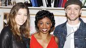 Justin Timberlake at Memphis – Jessica Biel – Montego Glover – Justin Timberlake