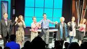 The cast of White&rsquo;s Lies enjoys the applause from the exuberant audience during the show&rsquo;s curtain call.