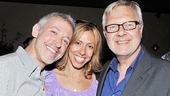 A trio of musical pros: Grey Gardens composer Scott Frankel, High Fidelity lyricist Amanda Green and her director, Walter Bobbie.
