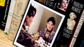 Flanking biographies is a framed photo of Seldes as Carlotta Vance in Dinner at Eight, a 2002 performance that earned one of her five Tony nominations. 