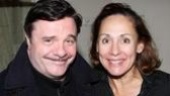 She&rsquo;s not calling him Mr. President anymore! Former November co-stars Nathan Lane and Laurie Metcalf have a happy reunion after her performance in Brighton Beach Memoirs.