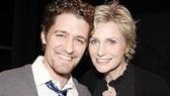 Matthew Morrison at Love, Loss and What I Wore - Matthew Morrison - Jane Lynch - friendly