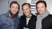 Daniel Craig and Hugh Jackman happily share the spotlight with Frank Conway of Broadway Cares/Equity Fights AIDS.