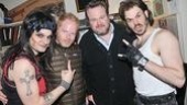 Check out these rocker guys! Ferguson and Stonestreet show off their toughness with Jeremy Woodward and Mitchell Jarvis.