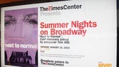 Next to Normal Times Talks Event – poster
