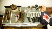 Photo Op: Bloody Bloody Andrew Jackson in Rehearsal – prop table