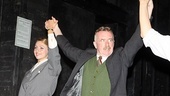 Pitmen Painters Opening Night – curtain call (two people)