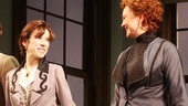Joining Jones on stage is Broadway newcomer and Golden Globe winner Sally Hawkins. The two take a bow as mother and daughter. 