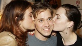 Awww! T.R. Knight channels gone-but-not-forgotten TV intern George O’Malley in a snap with Kate Walsh and Melissa George.
