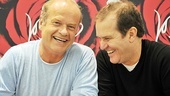 La Cage CD Signing – Kelsey Grammer – Douglas Hodge (laughing)