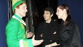 Backstage at Elf with Joe Jonas – Sebastian Arcelus – Joe Jonas – Ashley Greene