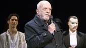 Phantom of the Opera 23rd Anniversary – Sean MacLaughlin – Harold Prince – Hugh Panaro (curtain call)