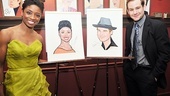 Chad and Montego Sardi’s caricatures – Montego Glover – Chad Kimball (with portraits)
