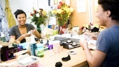 Day in the Life of Christina Sajous – dressing room mirror (color)