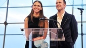 Presenters Sutton Foster and Gavin Creel recall their 2002 win as Favorite Onstage Pair for Thoroughly Modern Millie.  