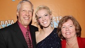 Star Patti Murin beams as she poses with her proud parents.