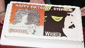 Stephen Schwartz’s Birthday with Wicked and Godspell -  cake