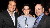 Jeremy Jordan poses with two of his favorite directors: Jeff Calhoun (Newsies) and Todd Graff (Joyful Noise).