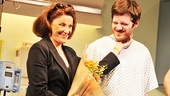 Linda Lavin is only too happy to share the spotlight with her onstage son, Michael Esper.
