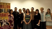 Robert Shaw, Dan Mills, Steve Benoit and Colte Julian pose with music-loving guests at the Texas Performing Arts.