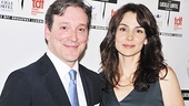 Outstanding Revival presenters (and Clybourne Park stars) Annie Parisse and Jeremy Shamos come in close for a photo.