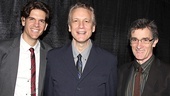 <I>Peter and the Starcatcher</I> directors Alex Timbers and Roger Rees flank playwright Rick Elice.
