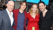 Broadway is one big melting pot! Anthony Warlow, Reeve Carney, Katie Finneran and Steve Kazee represent their (very different) shows backstage.